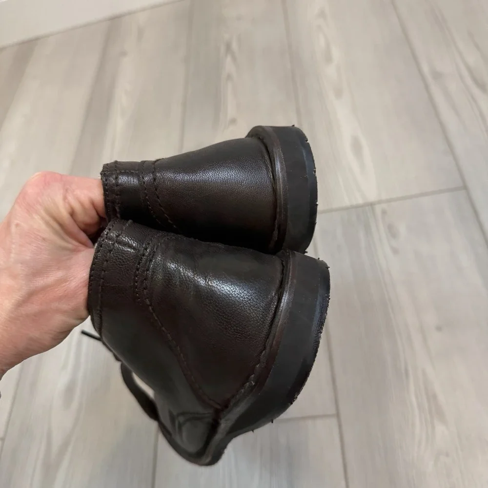 John Varvatos Star USA Hipster Chukka Boots Leather | F505k4d Sz 7 Brown Lace Up